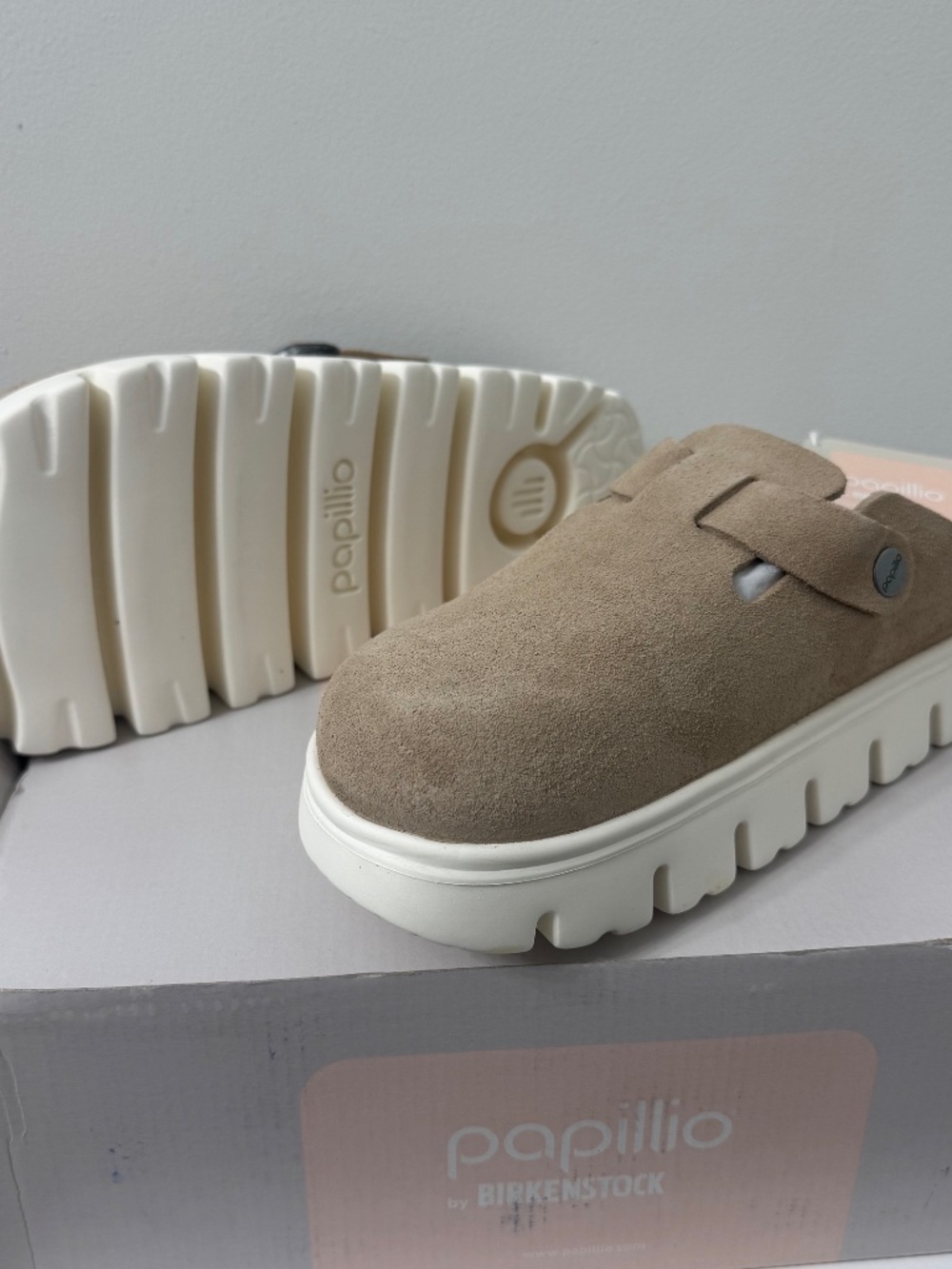 Birkenstock Papillio Boston Chunky Platform Clog EU 39 US 8–8.5 Narrow , NEW - Picture 4 of 15